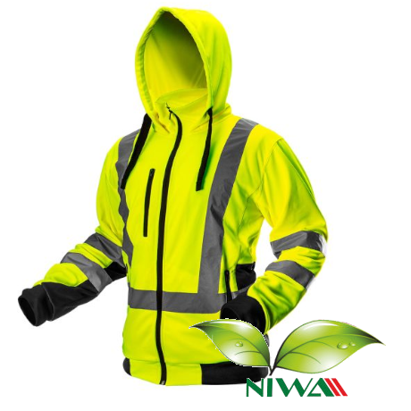 BLUZA ROBOCZA OSTRZEGAWCZA, ŻÓŁTA